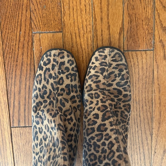 Animal print/ Leopard ankle booties - Picture 4 of 5
